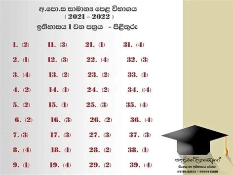 O L History Marking Scheme Sinhala Medium Riset