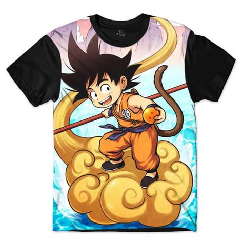 Camiseta Dragon Ball Goku Elo Produtos Especiais