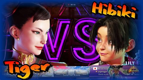 SF6 Tiger CHUN LI Vs Hibiki LILY BlueNocturne64TV STREET