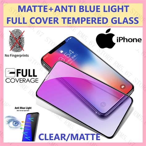 Full Hd Clearanti Blue Matte Tempered Glass Screen Protector Tinted