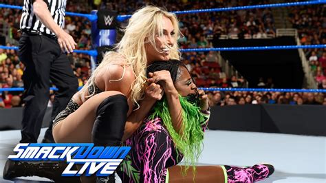 Charlotte Flair Vs Naomi Smackdown Live April 18 2017 Youtube