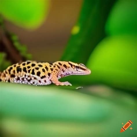 Leopard Gecko Stick Insects And Plants In A Natural Setting On Craiyon