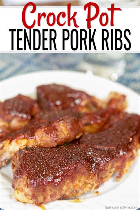 Crock Pot Country Style Pork Ribs Recipe Easy Crock Pot Pork Ribs