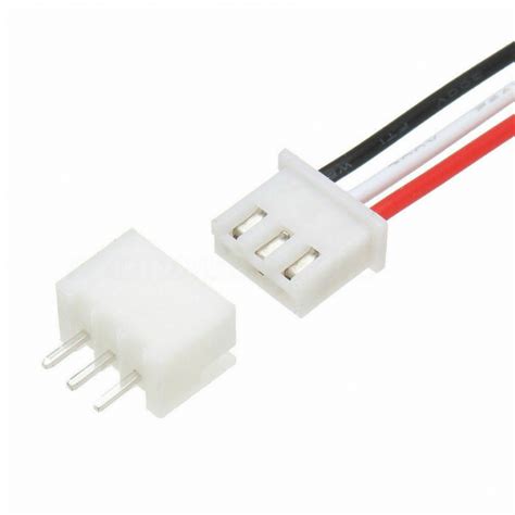 10 Sets Mini Micro Jst Xh254mm 3 Pin Connector Plug With Wire Cable 150mm Ebay