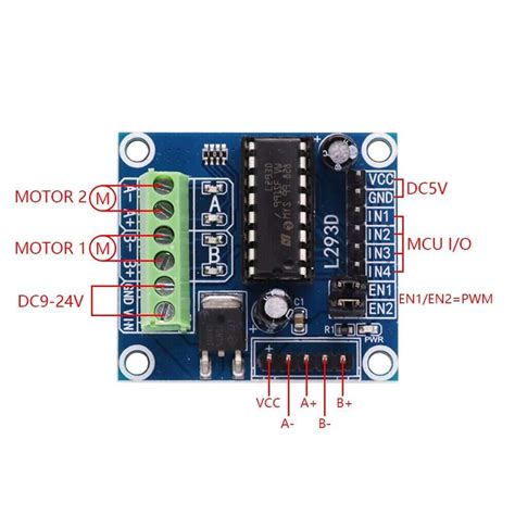 L293D 2 Channel DC Motor Driver Module | Makers Electronics