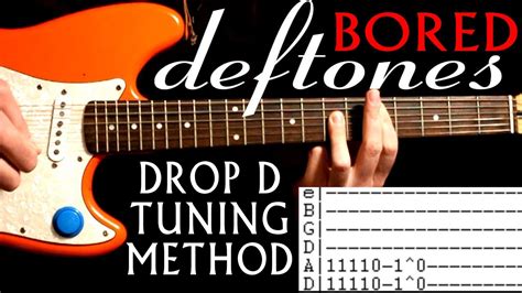 Deftones Bored Drop D Tuning Method Guitar Lesson Guitar Tabs Chords Cover Tutorial