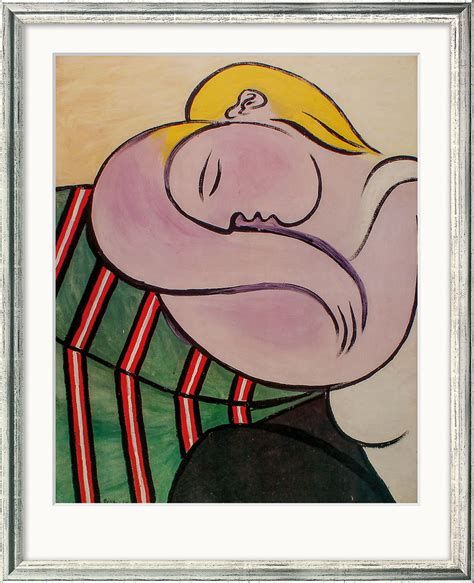 Bild Woman With Yellow Hair Gerahmt Von Pablo Picasso Kaufen