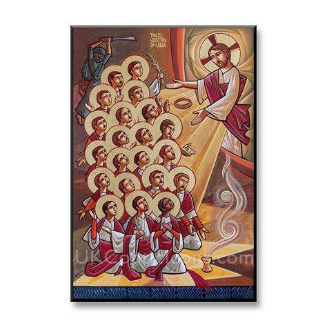 21 martyrs of Libya | UK Coptic Icons