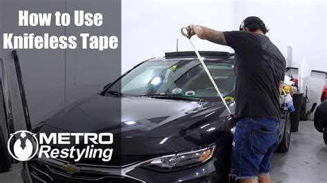 How To Use Knifeless Tape Vinyl Wrap Installation Guide YouTube