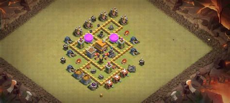 Clash Of Clans 5 Seviye Köy Düzeni Belediye Binası Düzeni