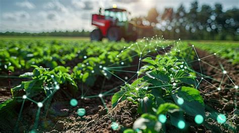 Smart Agriculture Setup With Iot Sensors Monitoring Soil Moisture And