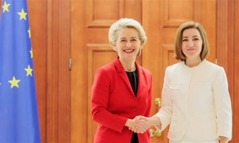 Ursula Von Der Leyen O Felicit Pe Maia Sandu Stiripesurse Md