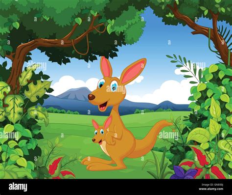 Kangaroo cartoon hi-res stock photography and images - Alamy