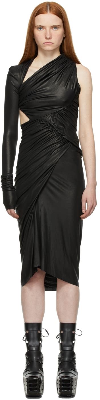 Rick Owens Lilies Black Raquel Dress Ssense