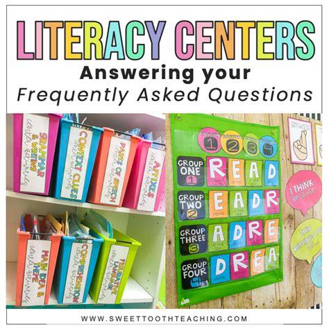 How Are Literacy Centers Set Up Sweet Tooth Teaching