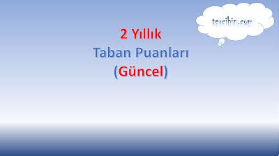 Mimari Restorasyon 2 Yıllık Taban Puanları 2024 ve Sıralama 2024 ve