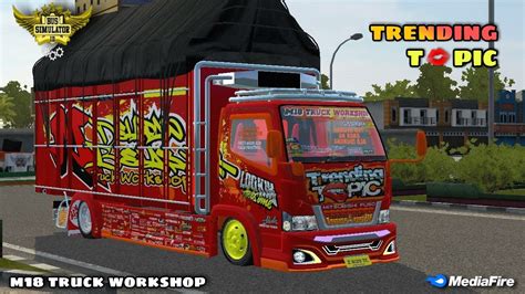 Super Ceper MOD TRUCK CANTER TRENDING TOPIC Spesial Contes MOD BUSSID