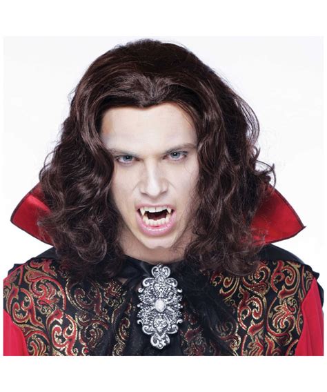 Adult Gothic Vampire Wig Men Halloween Costumes