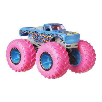 Hot Wheels Monster Trucks Pojazdy świecące w ciemności 10 szt smyk