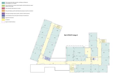 VILLEMOMBLE COLLÈGE LOUIS PASTEUR BÂTIMENT A PLAN DU R 2