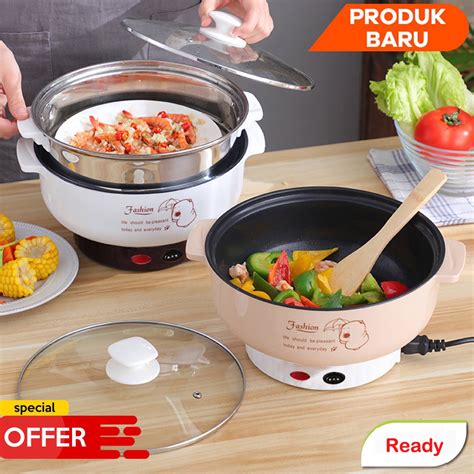 Jual Panci Listrik Elektrik Fry Pan Serbaguna Frypan Hotpot Panci