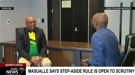 Ancs 2017 Step Aside Resolution Must Be Reviewed Phumulo Masualle Youtube