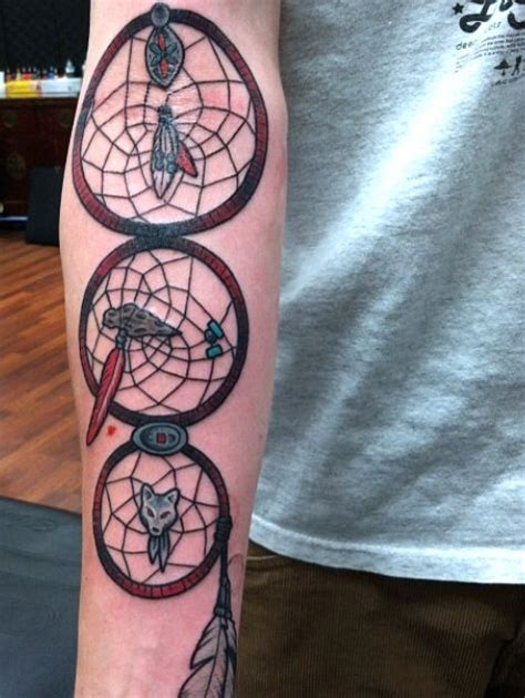 Native American dreamcatcher tattoo done by Chris Wilson ...