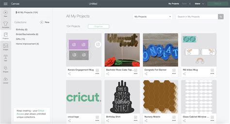 Project Collections makes finding projects in Design Space easier – Cricut