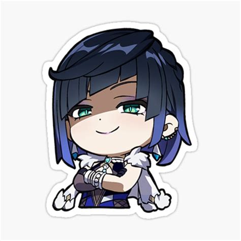 Chibi Yelan Sticker Genshin Impact Game Sticker For Sale By Naiizak