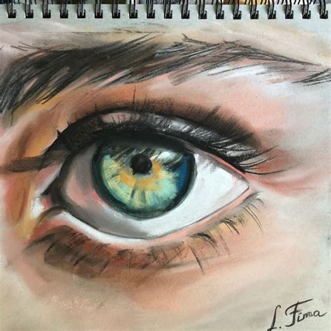 Easy Color Drawing Eyes When Drawing The Eyes I Start By Finding