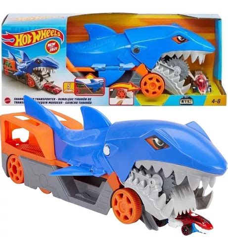 Caminhão Hot Wheels Tubarão Shark Bite Carro Mattel Parcelamento sem juros