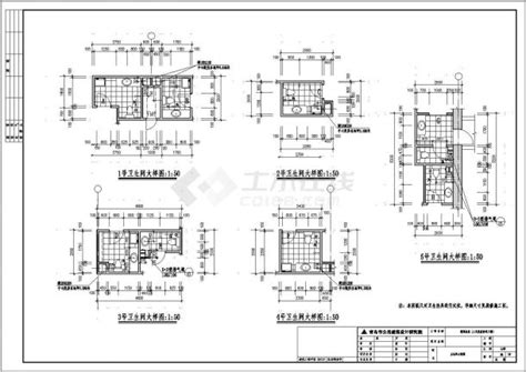 上海 某高层建筑楼详细建筑设计cad图高层住宅土木在线