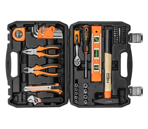 Neo Tools 10 200 Zestaw narzędzi ręcznych 60 szt w walizce