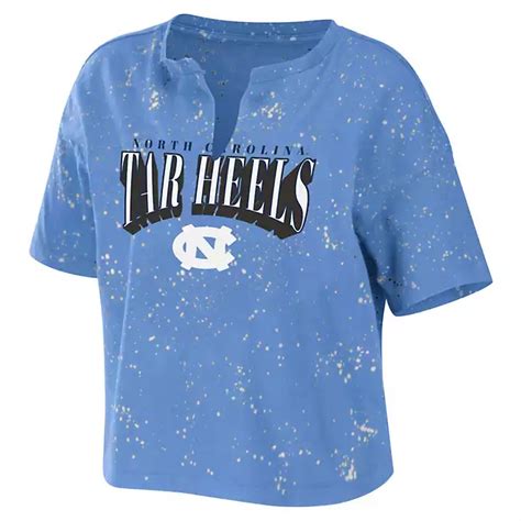 Wear By Erin Andrews Carolina North Carolina Tar Heels Bleach Wash