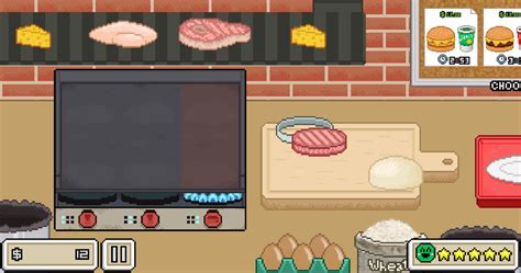 🕹️ Play Ultra Pixel Burgeria Game Free Online Burger Restaurant