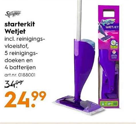 Swiffer Starterkit Wetjet Aanbieding Bij Blokker 1Folders Nl