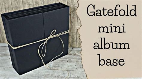 Gatefold Mini Album Tutorial Marina Manioti Youtube