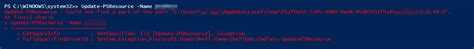 Update Psresource Fails To Successfully Update Module Due To Incorrect