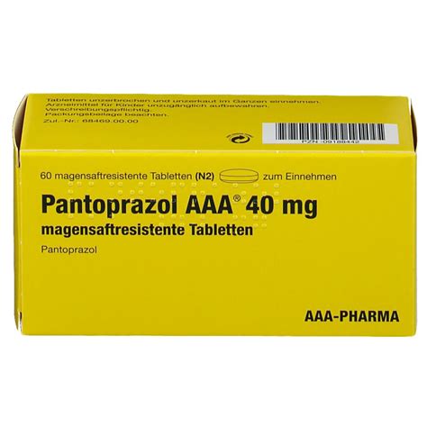 Pantoprazol Aaa® 40 Mg 60 St Mit Dem E Rezept Kaufen Shop Apotheke