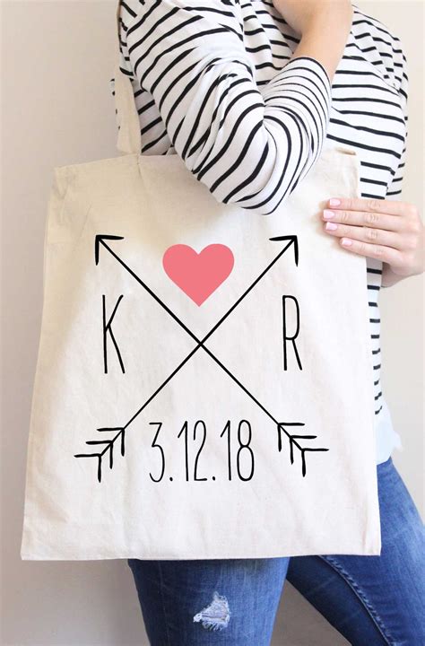 Personalized Tote Bags For Your Wedding Custom Wedding Tote Bags For