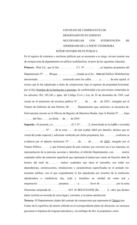 Modelo De Contrato De Reserva De Vivienda Actualizado Enero 2025