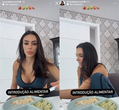 Bruna Biancardi Fala Sobre Introdu O Alimentar Da Filha Cada Dia