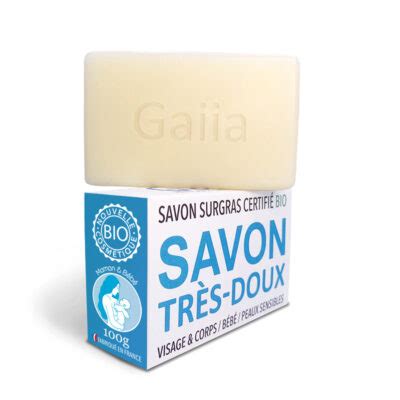 SAVONS A FROID SURGRAS TRÉS DOUX CERTIFIÉ BIO Gaiia