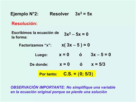 Teoría Y Problemas De Ecuaciones Cuadráticas E6 Ccesa007 Ppt