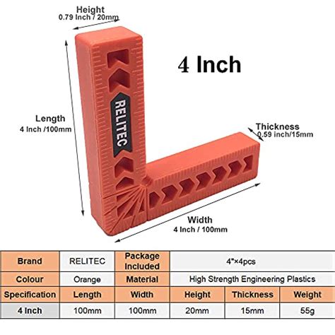 Relitec R Right Angle Clamp Degree Corner Clamps Positioning