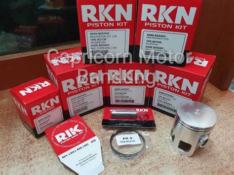 Piston Kit Rxs Rx Special Rkn Rik Riken Oversize Std