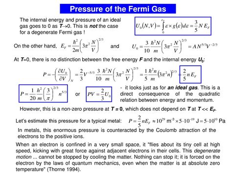 Ppt Lecture 24 Degenerate Fermi Gas Ch 7 Powerpoint Presentation