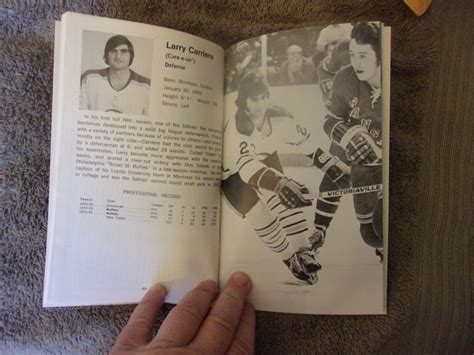 Buffalo Sabres Media Guide Yearbook Gil Perreault Rick Martin