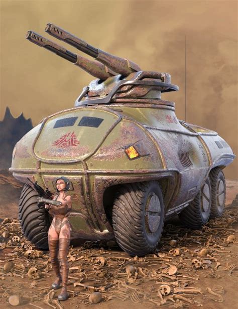 Cyber Tank | 3d Models for Daz Studio and Poser