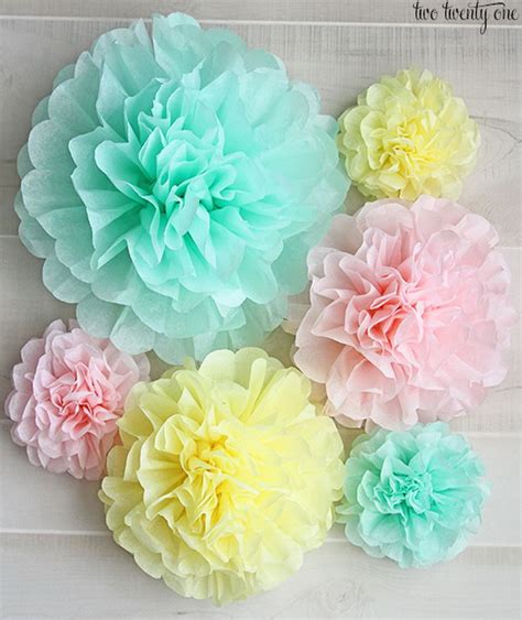 Fun Crafts Made From Tissue Paper